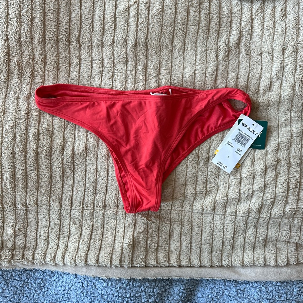 NWT Roxy Vibrant Red Bikini Bottom